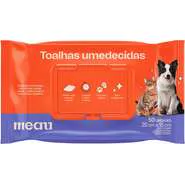 Toalhas Umedecidas Meau para Cães e Gatos - 1 Pacote