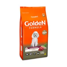 Ração Golden Fórmula Para Cães Adultos de Porte Pequeno Sabor Carne e Arroz