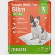 Tapete Higiênico Meau Cheirinho Cítrico Slim para Cães - 30 Unidades